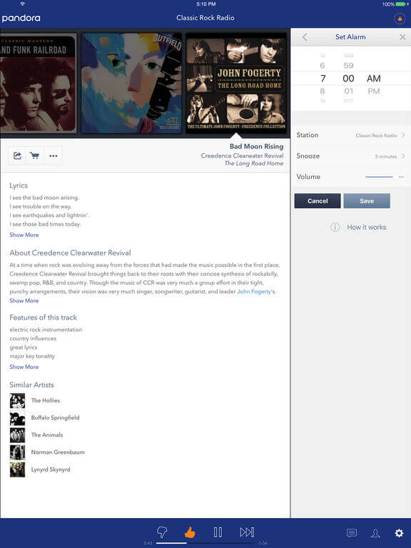 Download Pandora for iPad