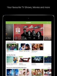 Download Hotstar App for iPad