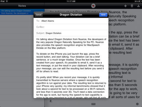 Download Dragon Dictation for iPad