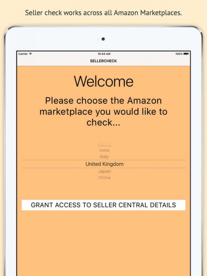 Download Amazon Seller App for iPad