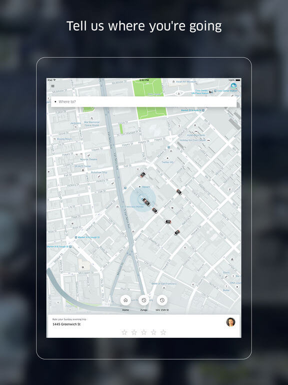 Download Uber App for iPad