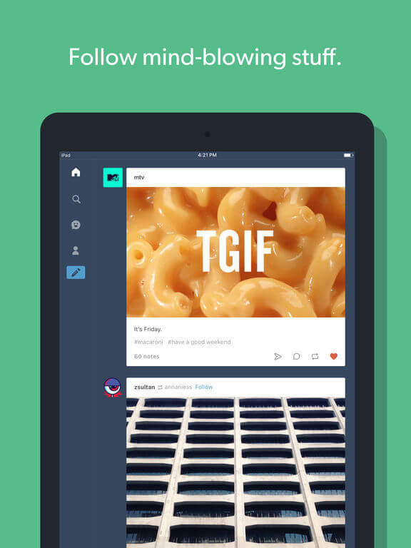 Download Tumblr for iPad