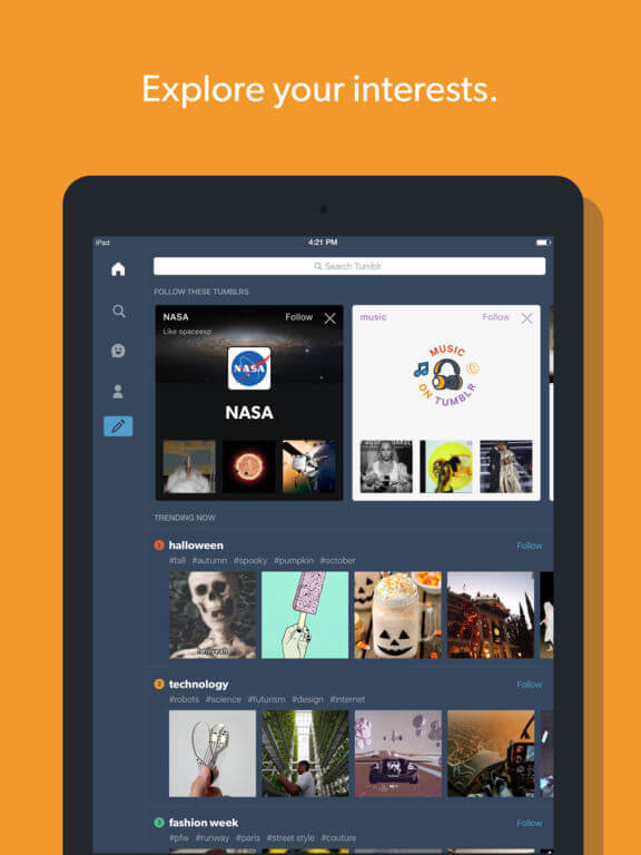 Download Tumblr for iPad