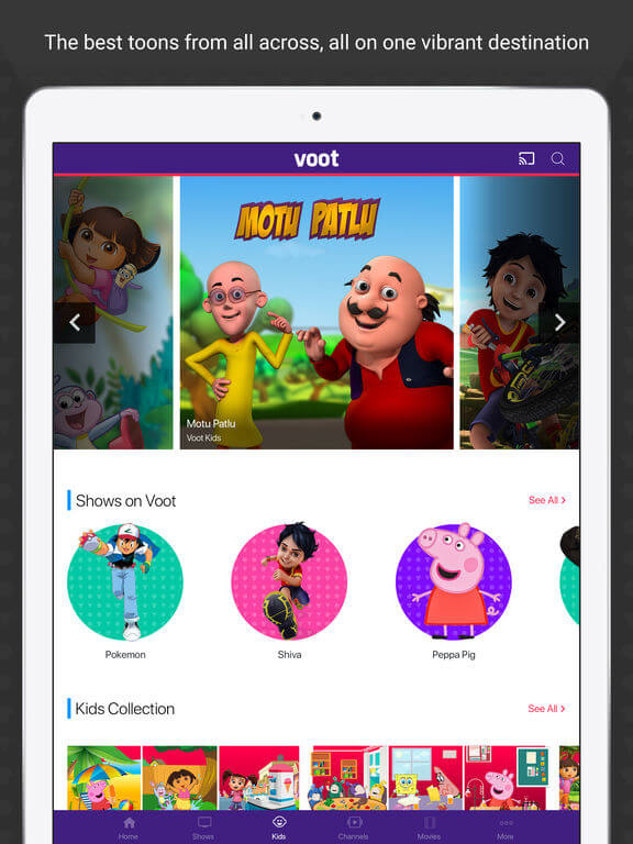 Download Voot for iPad