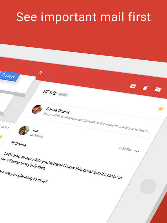 Download Gmail for iPad