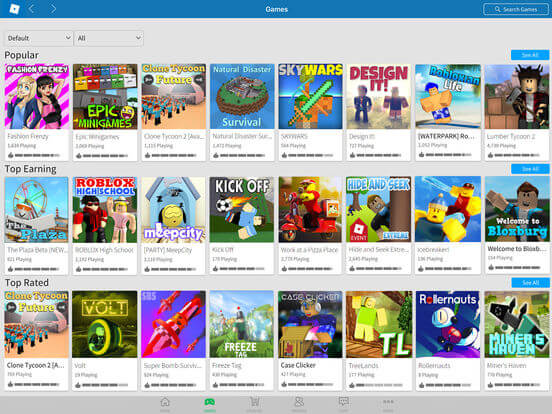 Download ROBLOX for iPad