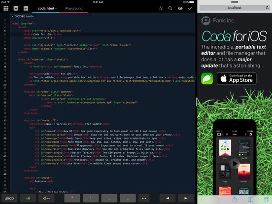 Download Coda For iPad