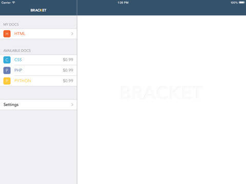 Download Bracket for iPad