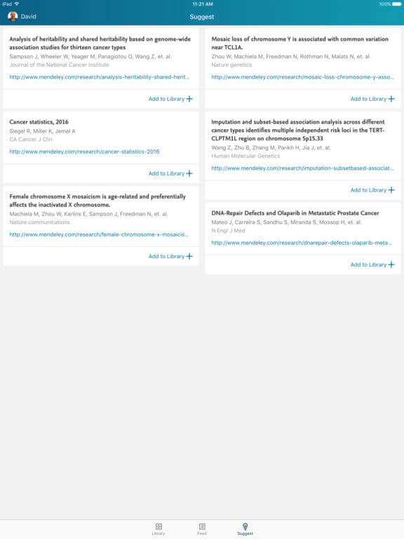 Download Mendeley for iPad