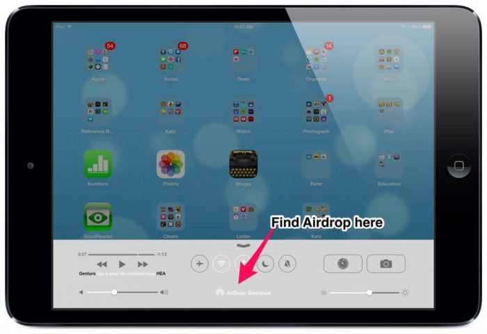 Download AirDrop for iPad