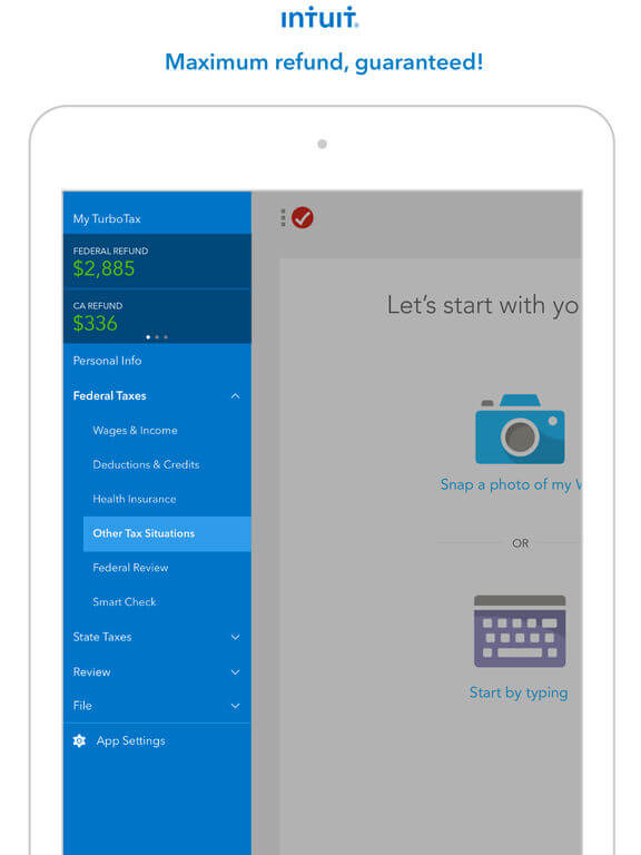 Download TurboTax for iPad