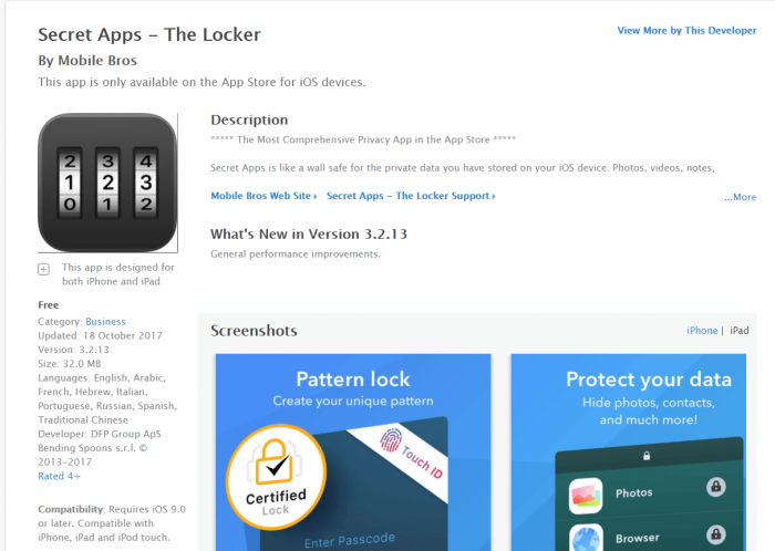 Download App Lock for iPad