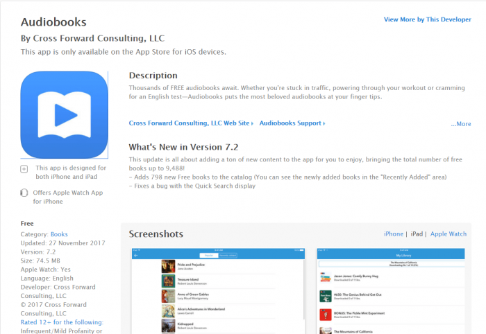 Download Audiobooks for iPad