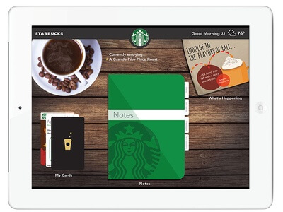 Download Starbucks for iPad