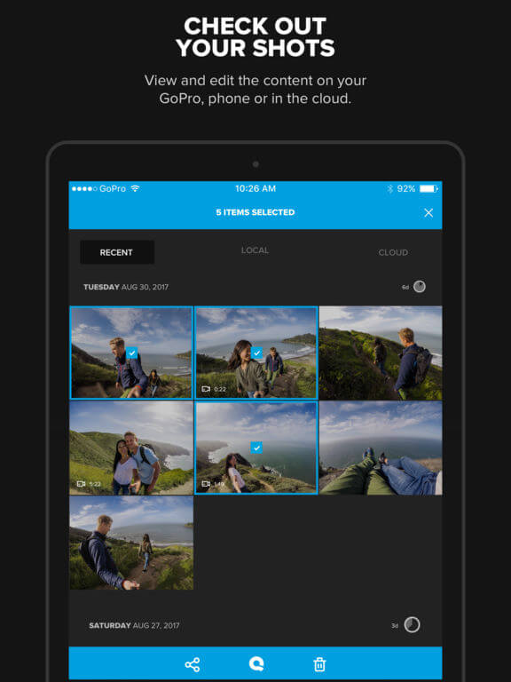 Download GoPro App for iPad