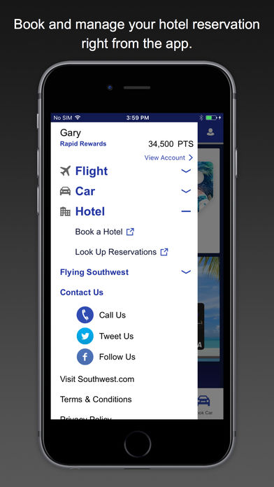 Southwest Airlines App for iPad Free Download