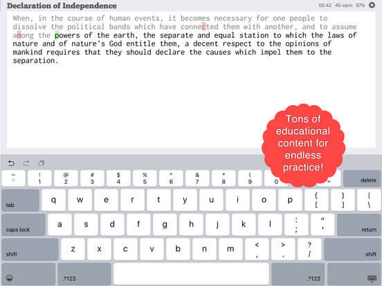 Download Typing App for iPad