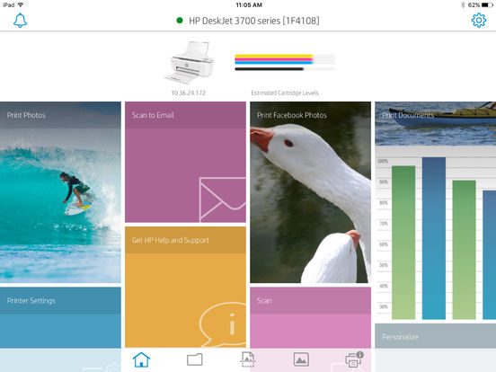 HP Printer App for iPad