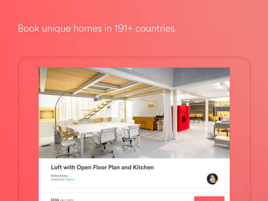 Download Airbnb App for iPad