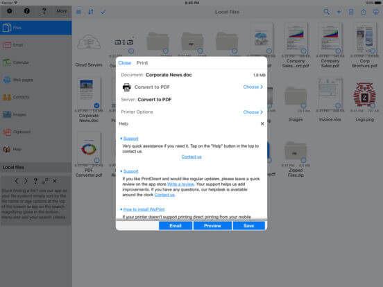 Download Printer App for iPad