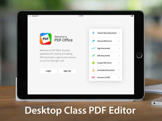 Download PDF Editor App for iPad