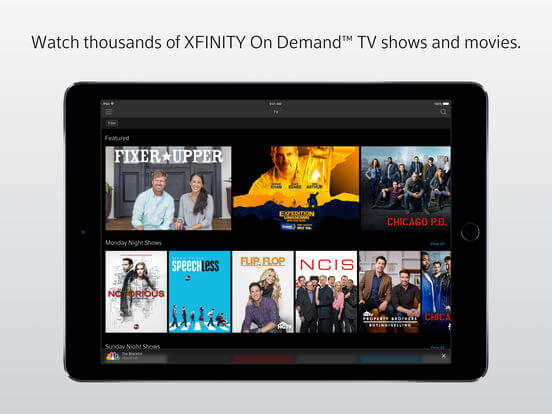 Download Xfinity App for iPad
