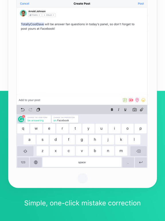 Download Grammarly for iPad