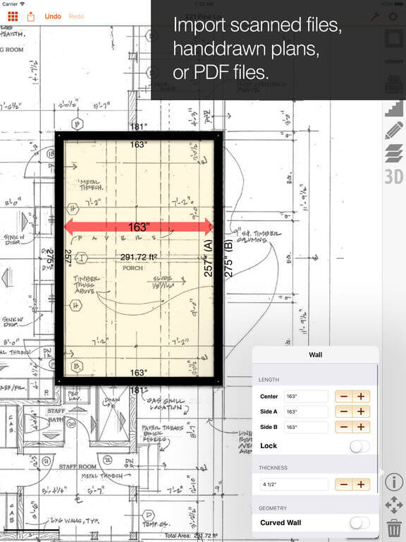 Download Floor Plan App for iPad