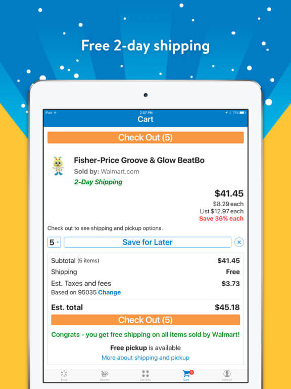 Download Walmart App for iPad
