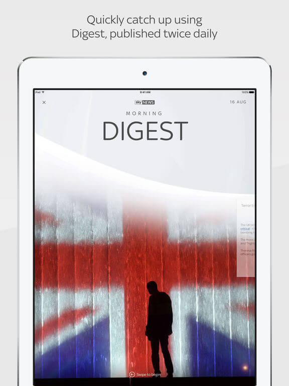 Download Sky News App for iPad