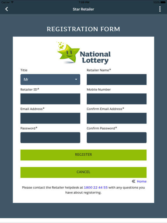 Download National Lottery App for iPad