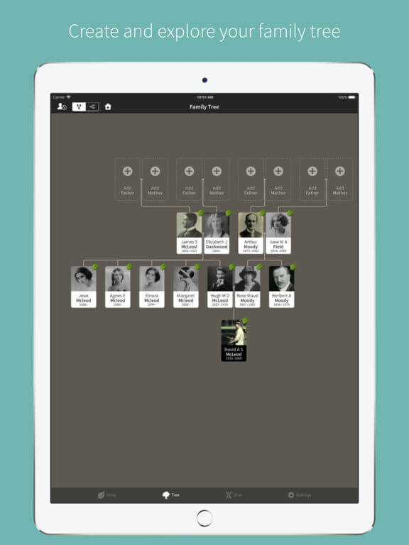 Download Ancestry App for iPad