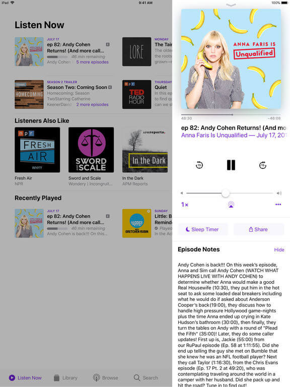Download Podcast for iPad