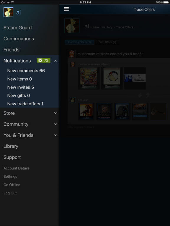Download Steam for iPad