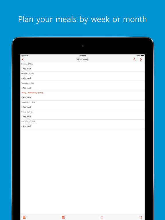 Download Recipe App for iPad
