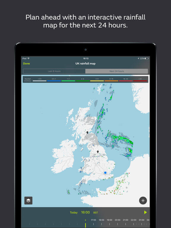 Download Met Office App for iPad