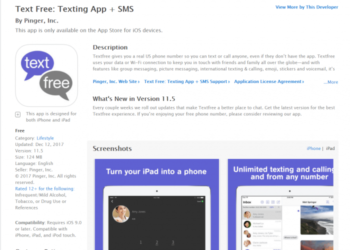 Download Texting App for iPad