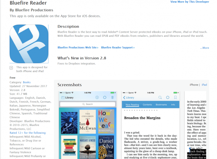 Download eBook Reader for iPad