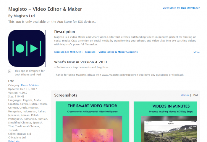 Video Editing App for iPad