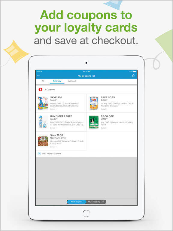 Download Coupons for iPad