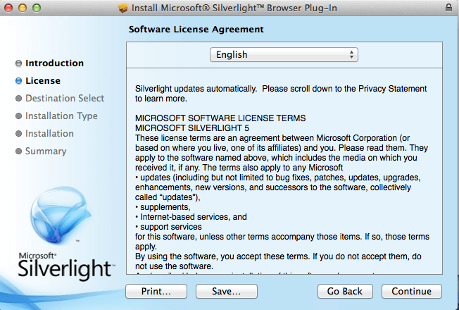 Download Microsoft Silverlight for Mac