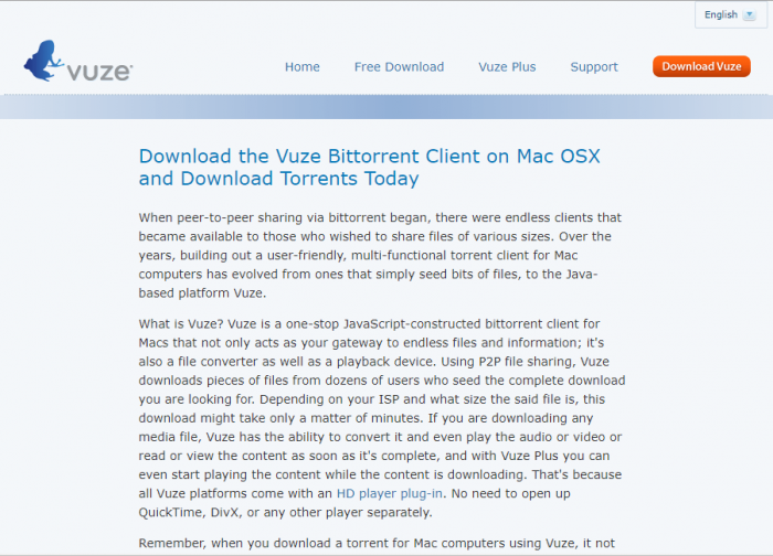 Download Vuze for Mac