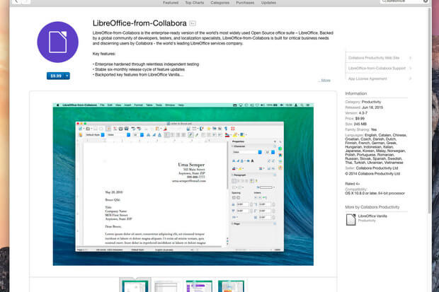 Download LibreOffice for Mac