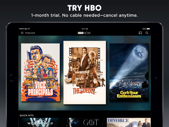 Download HBO for iPad