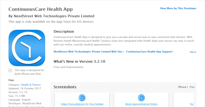 Download Health App for iPad