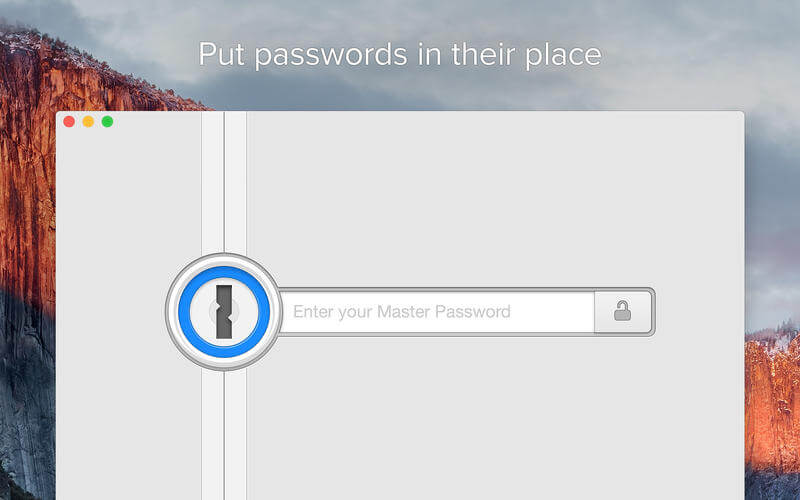 1 Password for Mac