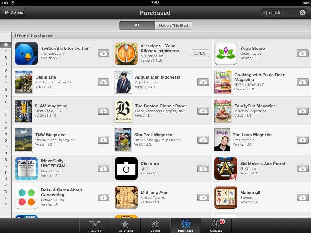 Download App Store for iPad