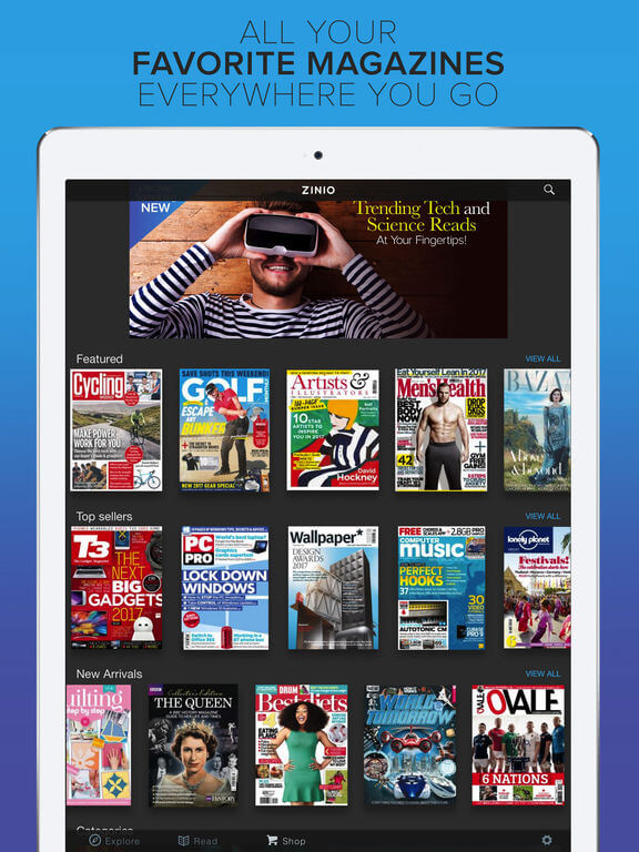 Download Magazine App for iPad