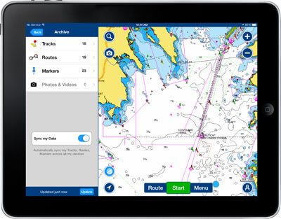 Download Navionics for iPad