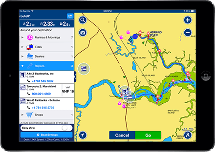 Download Navionics for iPad